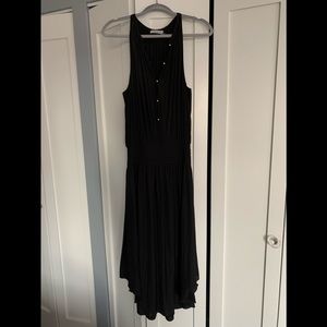 Ramy Brook Beatrice midi dress. Black. Large. $465. Worn 1 time!